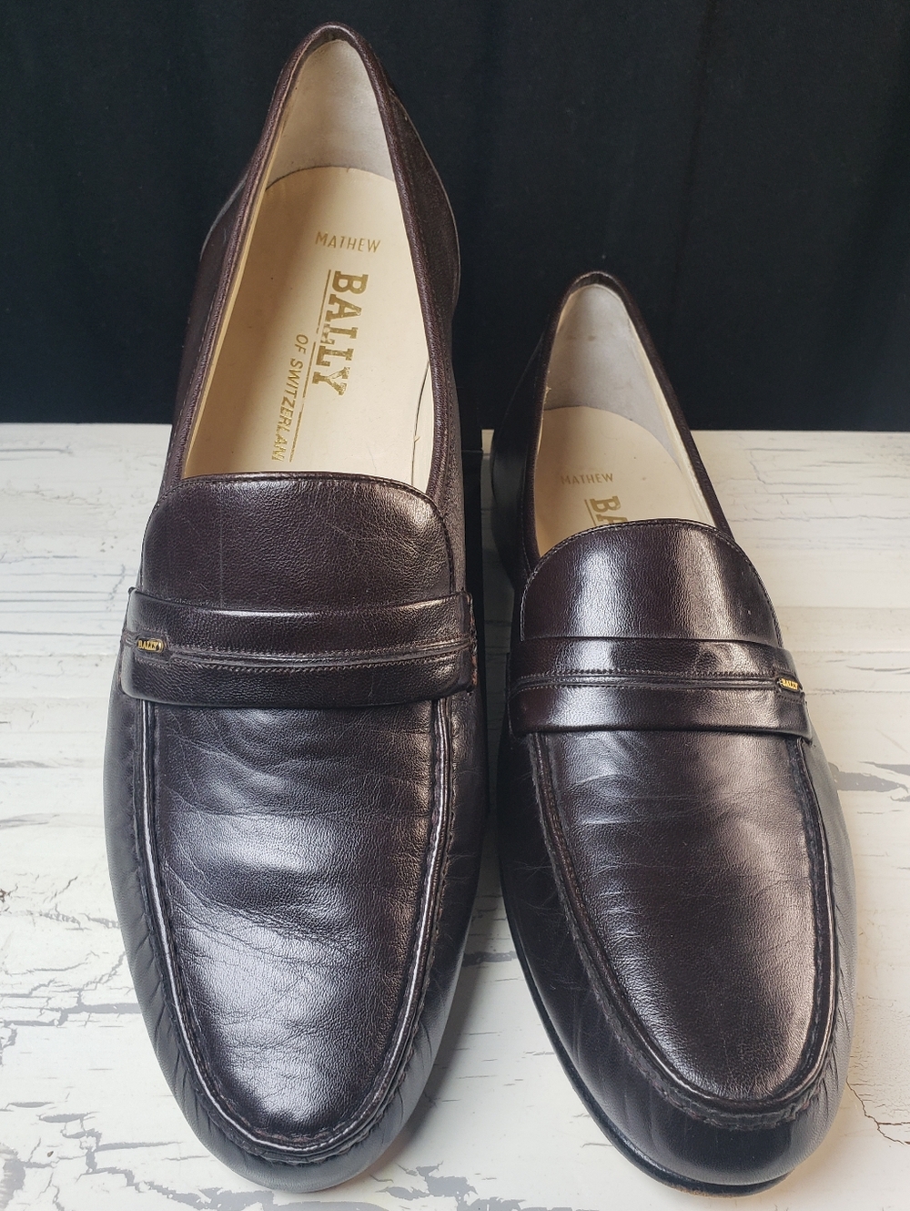 Bally 'Mathew' Loafer in Dark Brown - Men's size 12 - Picture 4 of 16